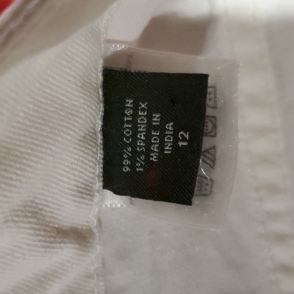 Eddie bauer white jeans,size 12 - Picture 7 of 10
